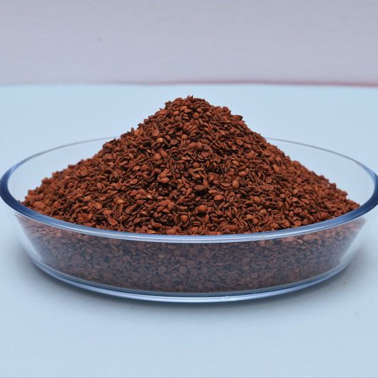 Homemade Sounf Churi from Bhairudan and Sons in 250g pack, dried fennel seeds with a textured appearance and light green color.