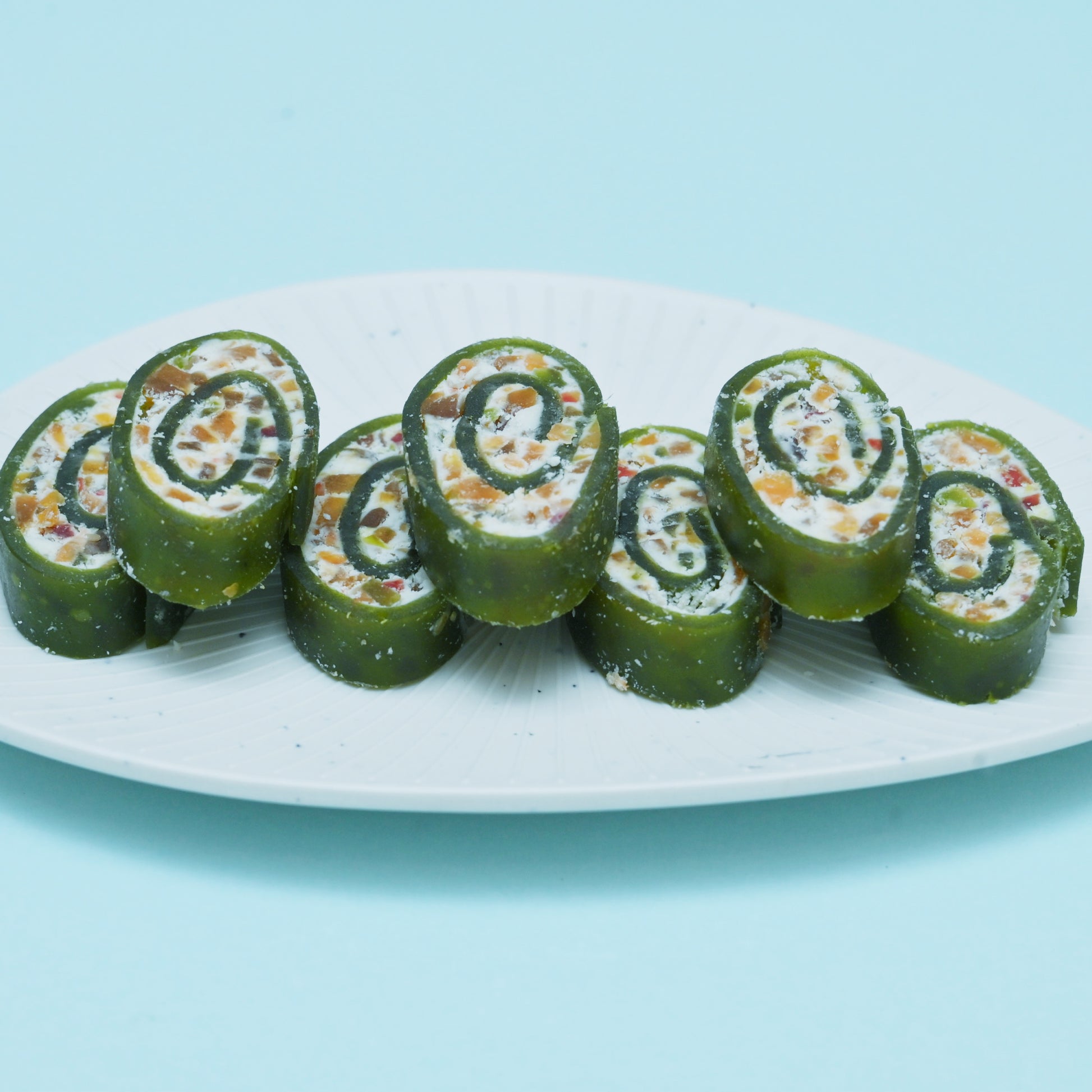 kaccha  mango cassata roll